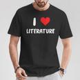 I Love Literature Heart Books Writing Reading Read Write T-Shirt Unique Gifts I Love Literature Heart Books Writing Reading Read Write T-Shirt Unique Gifts