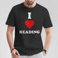 I Love Reading Books Reading T-Shirt Unique Gifts