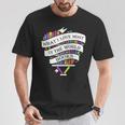 What I Love Most In The World Are My Books Librarian T-Shirt Unique Gifts