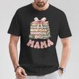 Mama Book First Chapter Birthday Family Matching Party T-Shirt Unique Gifts