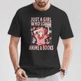 Manga Anime Stuff Just A Girl Who Loves Anime And Books T-Shirt Unique Gifts Manga Anime Stuff Just A Girl Who Loves Anime And Books T-Shirt Unique Gifts