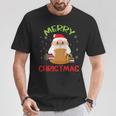 Merry Christmas Book Reading Santa Claus Xmas Book Reader T-Shirt Unique Gifts