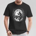 Mouse Reading Book Full Moon Lake Scenery T-Shirt Unique Gifts Mouse Reading Book Full Moon Lake Scenery T-Shirt Unique Gifts
