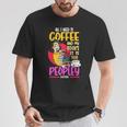 All I Need Is Coffee And My Books Reading Bookworm T-Shirt Unique Gifts