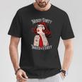 Nerdy Dirty Inked & Curvy Book Lover Tattoo Pop Art Girl T-Shirt Unique Gifts