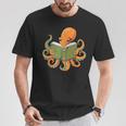 Octopus Reading Book Bookworm Librarian Women Men Kids T-Shirt Unique Gifts Octopus Reading Book Bookworm Librarian Women Men Kids T-Shirt Unique Gifts