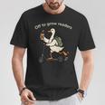 Off To Grow Reader Silly Goose School Librarian Book Lover T-Shirt Unique Gifts