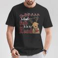 Oh What Fun It Is To Read Christmas Cute Reindeer Read Books T-Shirt Unique Gifts