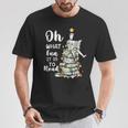 Oh What Fun It Is To Read Librarian Christmas Book Lover T-Shirt Unique Gifts