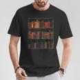 Old Books On Vintage Bookshelves Dark Academia Aesthetic T-Shirt Unique Gifts Old Books On Vintage Bookshelves Dark Academia Aesthetic T-Shirt Unique Gifts