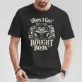 Oops I Got Bought Book Reading Cat Bibliophile Reader T-Shirt Unique Gifts