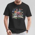 Open Book With Wildflowers Blooming Around Pages T-Shirt Unique Gifts Open Book With Wildflowers Blooming Around Pages T-Shirt Unique Gifts