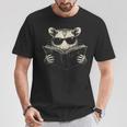 Opossum Reading Book Sunglasses Vintage Trash Panda T-Shirt Unique Gifts