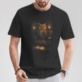 Owl Library Books Wisdom Reading Vintage Scholar T-Shirt Unique Gifts