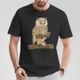 Owl Reading With Eye Glasses Book Student Teacher Bookworm For Men Women Kids T-Shirt Unique Gifts
