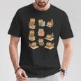 Owls Reading Books Owl Bird Lover T-Shirt Unique Gifts