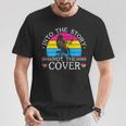 Pansexual Pride Genderqueer Book Pun Pansexuality Pan Pride T-Shirt Unique Gifts