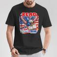 Patriotic Eagle Reading Book Read Blue Since 1776 T-Shirt Unique Gifts Patriotic Eagle Reading Book Read Blue Since 1776 T-Shirt Unique Gifts
