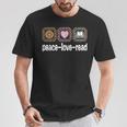 Peace Love Read Leopard Print Women Girls Kids Book Reading T-Shirt Unique Gifts Peace Love Read Leopard Print Women Girls Kids Book Reading T-Shirt Unique Gifts