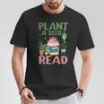 Plant A Seed Read Reading Summer 2026 Teacher Librarian Book T-Shirt Unique Gifts Plant A Seed Read Reading Summer 2026 Teacher Librarian Book T-Shirt Unique Gifts