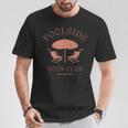 Poolside Book Club Summer Reading Book Lover Swimming Shirt Men Women T-Shirt Unique Gifts