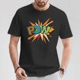 POW Colorful Comic Book Pop Art Fun Superhero T-Shirt Unique Gifts