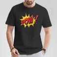 POW Comic Book Cartoon Pop Art T-Shirt Unique Gifts