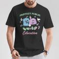 Protect Public Education Public Library Read Banned Books T-Shirt Unique Gifts