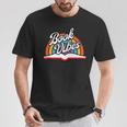 Rainbow Book Vibes Vintage Retro Book Lover & Reading T-Shirt Unique Gifts