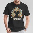 Rainbow Groovy Book Lover Outfit Hippie Peace Love Reading T-Shirt Unique Gifts