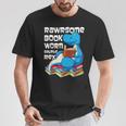 Rawrsome Bookworm Dinosaur T-Rex Book Reading Boys T-Shirt Unique Gifts