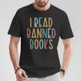 I Read Banned Books Challenged Books T-Shirt Unique Gifts