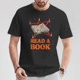 Read a Book Pentagram Satan Occult Goth Satanic T-Shirt Unique Gifts
