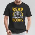Read More Books Book Lovers Reading T-Shirt Unique Gifts Read More Books Book Lovers Reading T-Shirt Unique Gifts