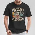 Read Books Be Kind Stay Weird Book Dragon Skeleton Reading T-Shirt Unique Gifts Read Books Be Kind Stay Weird Book Dragon Skeleton Reading T-Shirt Unique Gifts