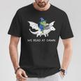 We Read At Dawn Bookish Frog Wizard Reading T-Shirt Unique Gifts We Read At Dawn Bookish Frog Wizard Reading T-Shirt Unique Gifts