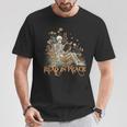 Read In Peace Skeleton Reading Book Halloween Bookish T-Shirt Unique Gifts