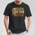 Read Return Repeat Cute Librarian Library Worker Book Lovers T-Shirt Unique Gifts