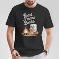 Read S'More Books Camping Outdoors Reading Campfire Smores T-Shirt Unique Gifts