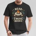Read S'More Books Cute Campfire Reading Book Lovers T-Shirt Unique Gifts