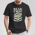 Read S'More Books Marshmallow Reading Smores T-Shirt Unique Gifts Read S'More Books Marshmallow Reading Smores T-Shirt Unique Gifts