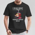 I Read What I Want Banned Books Bookworm Nerd Lover T-Shirt Unique Gifts