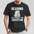Reader Book Reading Bookworm Librarian T-Shirt Unique Gifts
