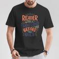 A Reader Lives A Thousand Lives Before He Dies Book Lover T-Shirt Unique Gifts A Reader Lives A Thousand Lives Before He Dies Book Lover T-Shirt Unique Gifts