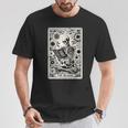 The Reader Skeleton Book Lover Tarot Card Reading Book T-Shirt Unique Gifts The Reader Skeleton Book Lover Tarot Card Reading Book T-Shirt Unique Gifts