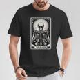The Reader Tarot Card Books Skeleton Reading Book T-Shirt Unique Gifts The Reader Tarot Card Books Skeleton Reading Book T-Shirt Unique Gifts