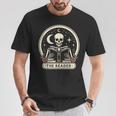 The Reader Tarot Skeleton Gothic Bookish Book Reading Lover T-Shirt Unique Gifts