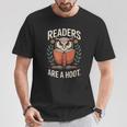 Readers Are A Hoot Owl Book Lovers T-Shirt Unique Gifts