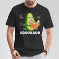Reading Avocado Book School Librarian Abookado T-Shirt Unique Gifts