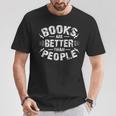 Reading Book Lover Literacy Librarian Books T-Shirt Unique Gifts
